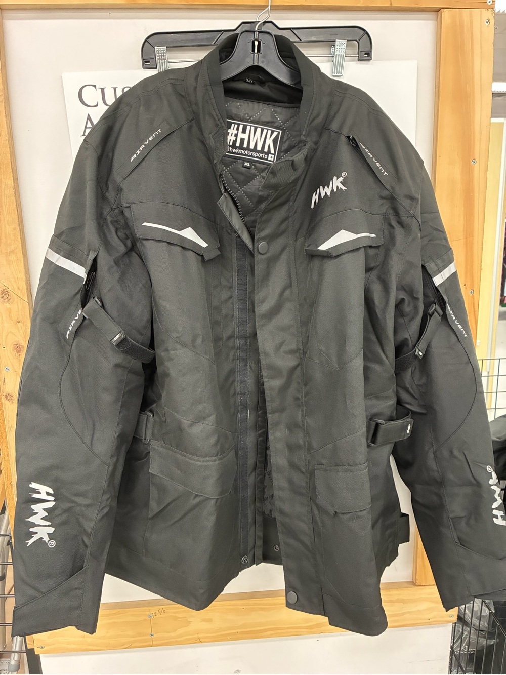 NEW IN PACKAGE HWK Moto Touring Motorcycle Jacket . 4 Left. 3XL only